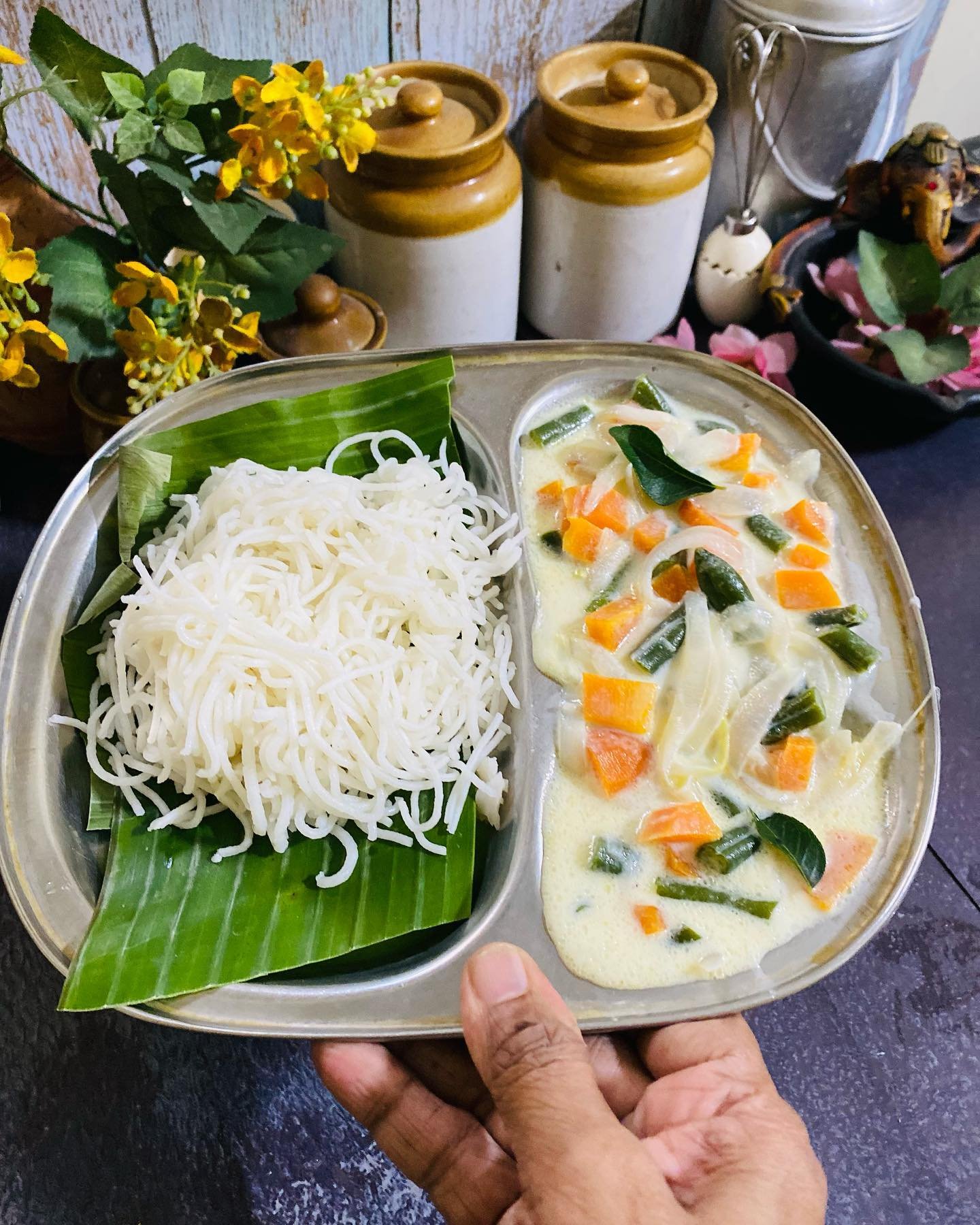 wrtwr String Hoppers (10) with Vegetable - Image 1